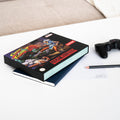 Street Fighter A5 Premium Notebook with Sticky Notes and Cover side angle