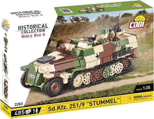Cobi World War II SD. KFZ 251/9 "Stummel" (485 Pieces)