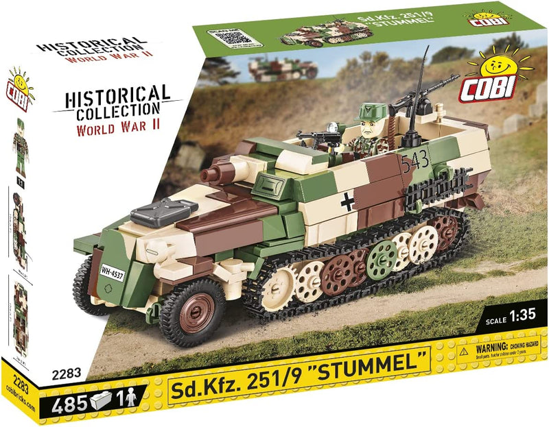 Cobi World War II SD. KFZ 251/9 "Stummel" (485 Pieces)