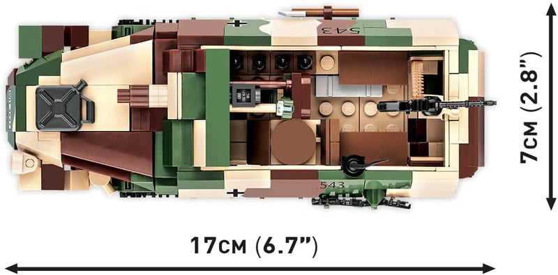 Cobi World War II SD. KFZ 251/9 "Stummel" (485 Pieces) - Image 6