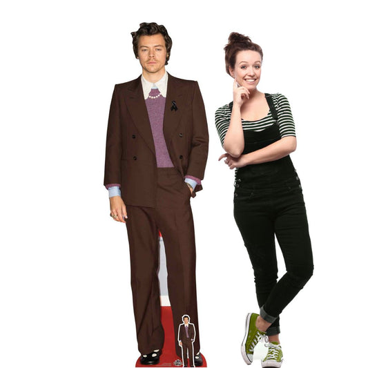 Harry Styles Height 183cm Lifesize Cardboard Cut Out With Mini collectible from Star Cutouts