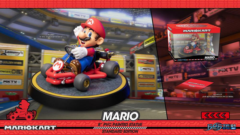 First4Figures Mario Kart (Mario) (Standard) PVC Figurine - Image 8