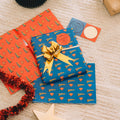 DC Comics Superman Wrapping Paper Set With Ribbon close up detail