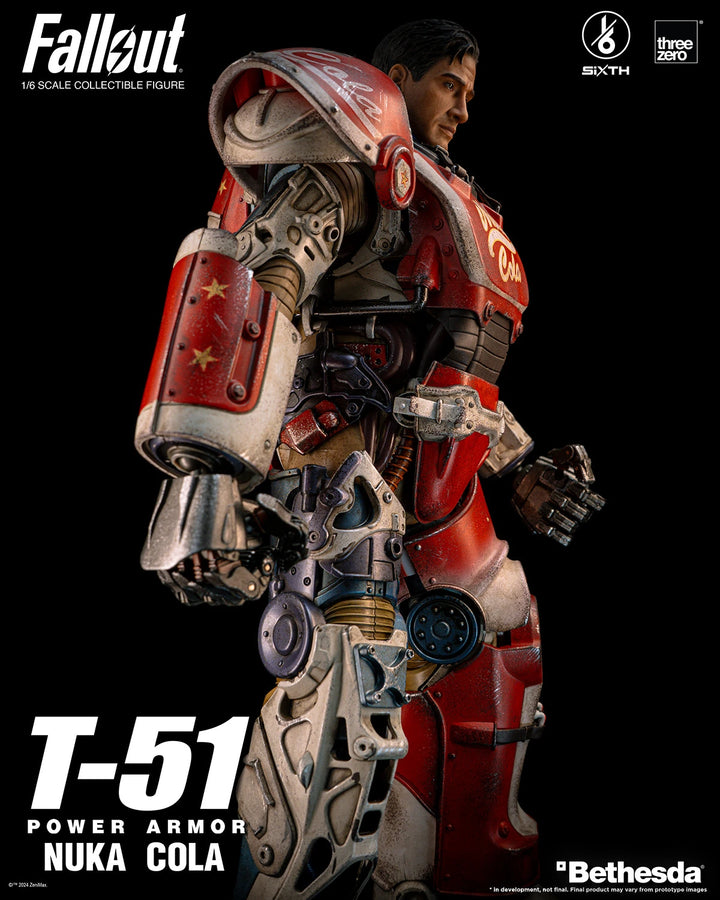 Threezero Fallout T-51 Power Armor (Nuka Cola) 1/6 Scale Figure