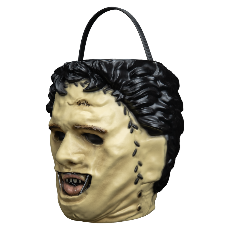 Leatherface candy pail left side