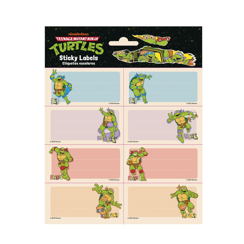 Teenage Mutant Ninja Turtles Self-Adhesive Labels Pack of 16