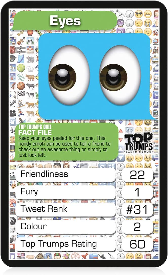 Top Trumps Classics Top 30 Emotis Card Game