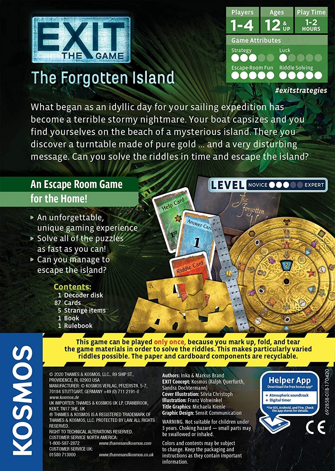 EXIT: The Forgotten Island Board Game