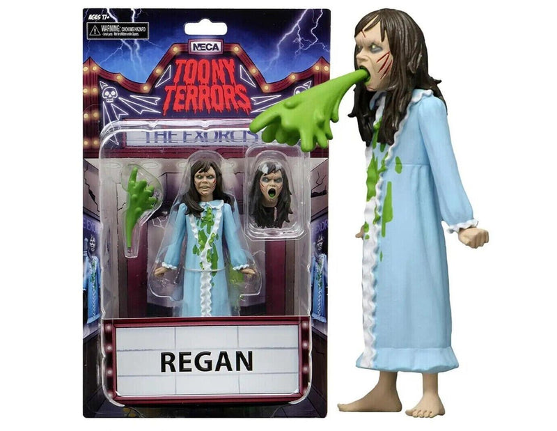 Exorcist: Regan Toony Terrors 6 Scale Action Figure, close-up detail