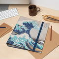 The Great Wave of Kanagawa Hokusai 2 Ring Binder close up detail