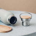 The Great Wave of Kanagawa Hokusai Metal Bottle with Handle design detail