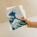 The Great Wave of Kanagawa Hokusai Pack of 3 A5 Notebooks close up detail
