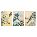 The Great Wave of Kanagawa Hokusai Pack of 3 A6 Notebooks alternate view
