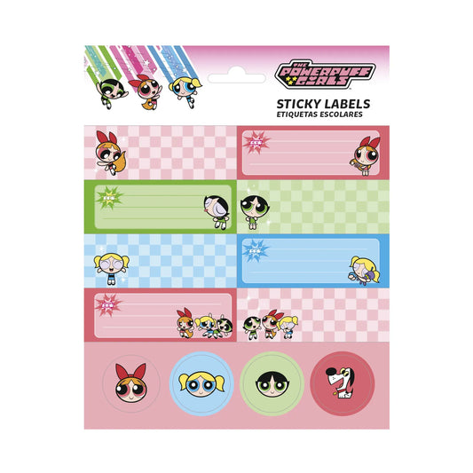 The Powerpuff Girls Self-Adhesive Labels Pack of 24