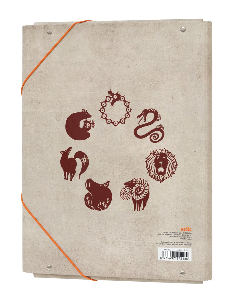 The Seven Deadly Sins Flap Folder 34 x 25.5 cm alternate view