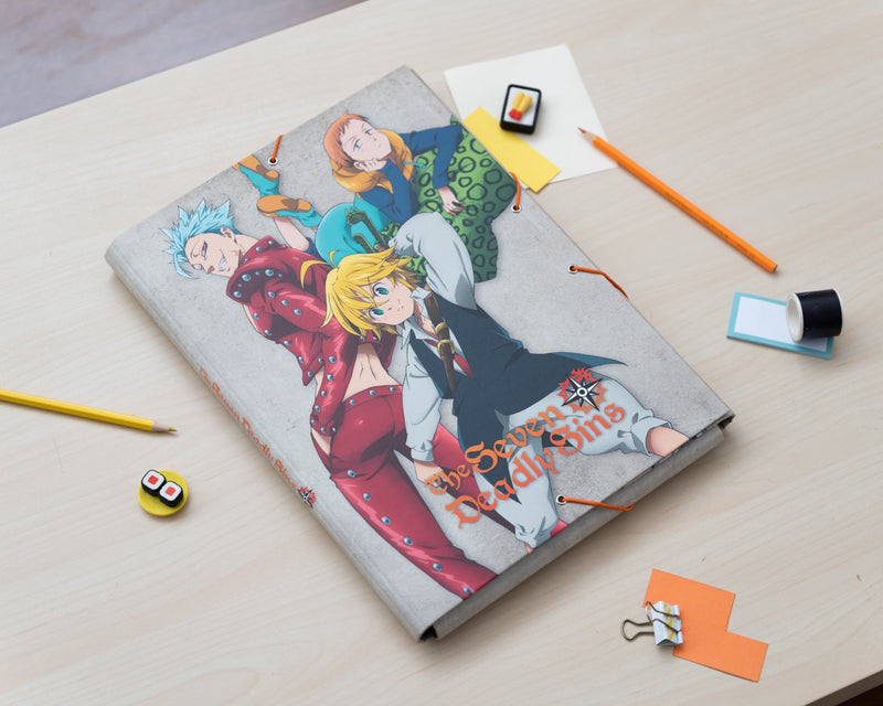 The Seven Deadly Sins Flap Folder 34 x 25.5 cm packaging view