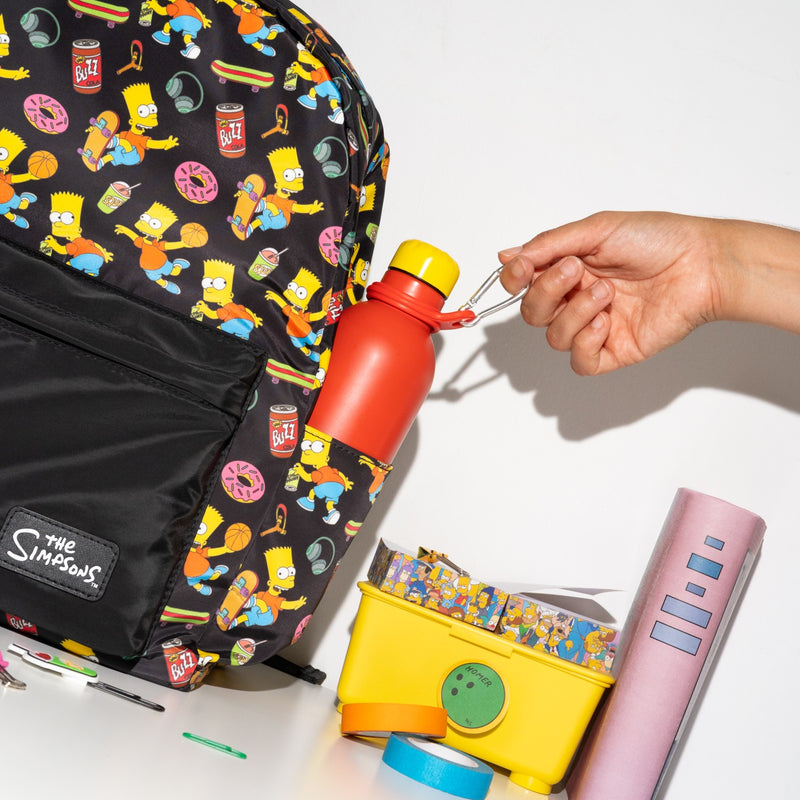 The Simpsons Bart Simpson School Backpack 48cm close up detail
