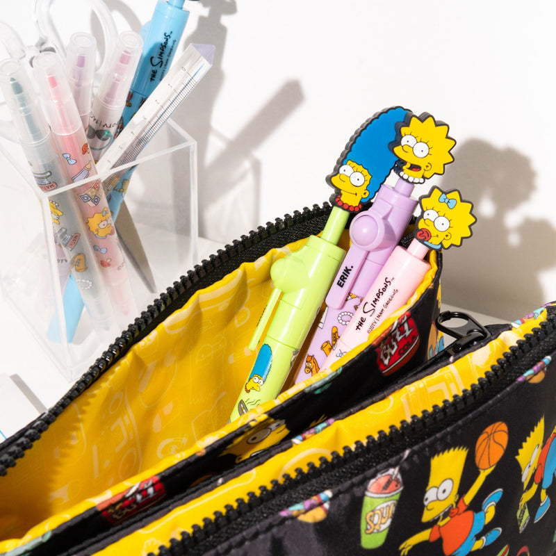 The Simpsons Bart Simpson Triple Pencil Case packaging view