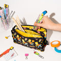 The Simpsons Bart Simpson Triple Pencil Case side angle
