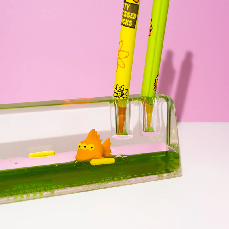 The Simpsons Blinky Three-Eyed Fish Acrylic Pen Set packaging view