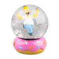 The Simpsons Homer Doughnut Snow Globe Hand-Painted