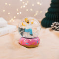 The Simpsons Homer Doughnut Snow Globe Hand-Painted packaging view