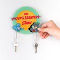 The Simpsons Magnetic Key Hanger with Keyrings alternate view