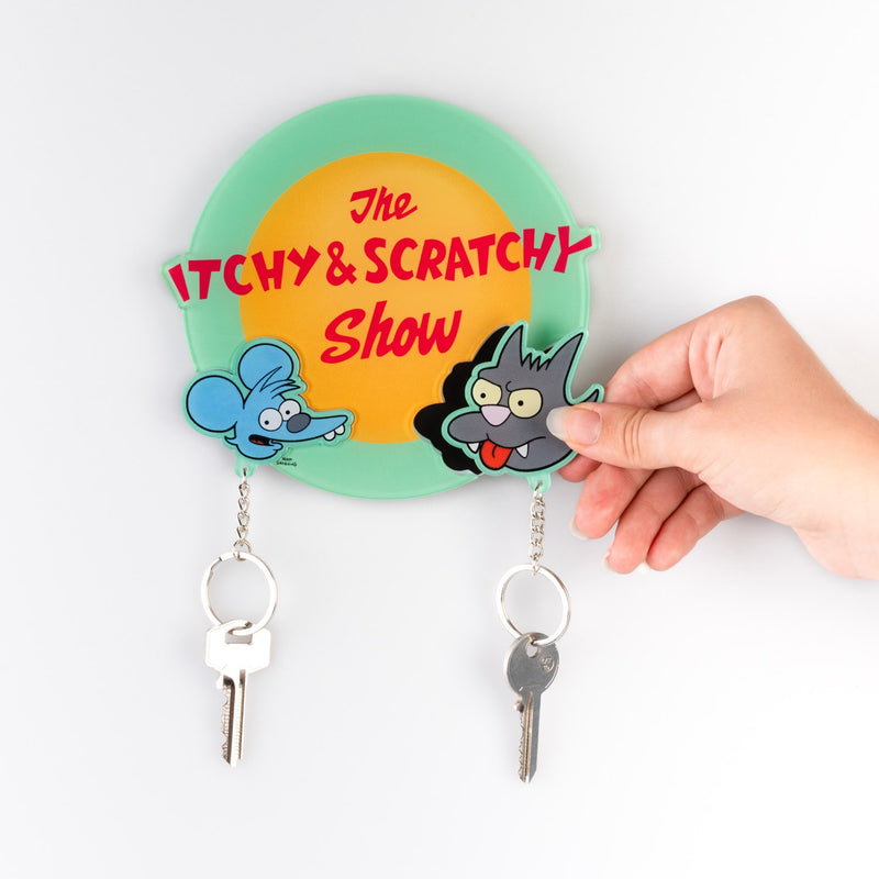 The Simpsons Magnetic Key Hanger with Keyrings alternate view