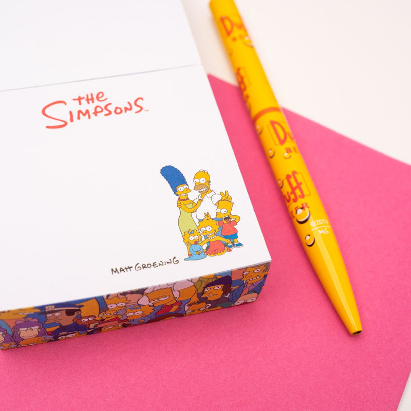 The Simpsons Memo Block 400 Sheets 75 x 75 mm design detail