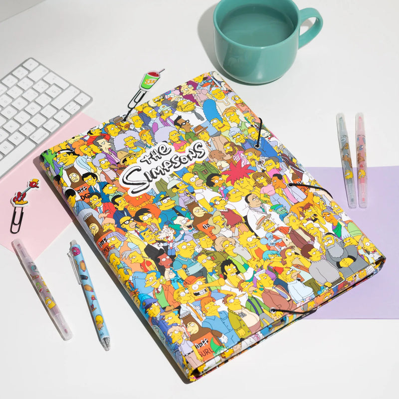 The Simpsons Premium File Folder close up detail