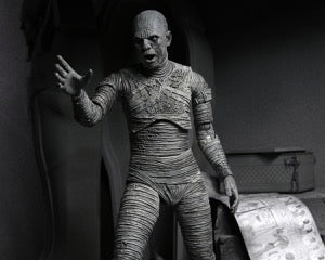 NECA Universal Monsters (Black & White) Mummy Ultimate 7" Scale Action Figure