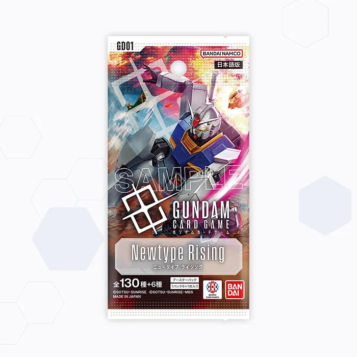 Gundam Card Game: Booster Box Newtype Rising (GD01), alternate view