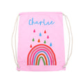 Personalised Children's Rainbow PE Kit Bag
