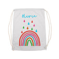 Personalised Children's Rainbow PE Kit Bag