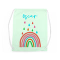 Personalised Children's Rainbow PE Kit Bag