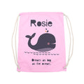 Personalised Children's Whale PE Kit Bag