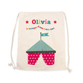 Personalised Circus Cotton Nursery Bag