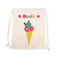 Personalised Girl's Cotton Nursery Bag