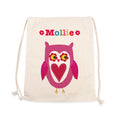 Personalised Girl's Cotton Nursery Bag