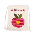 Personalised Girl's Cotton Nursery Bag