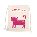 Personalised Girl's Cotton Nursery Bag