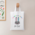 Personalised Rabbit Easter Egg Hunt Bag