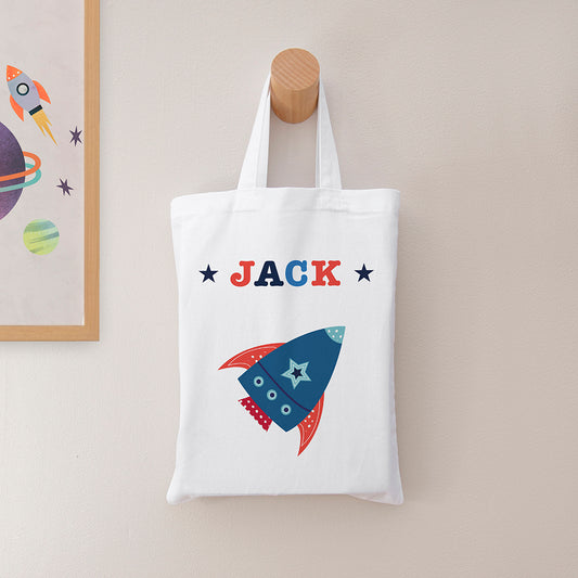 Personalised Boy's Fabric Party Bag