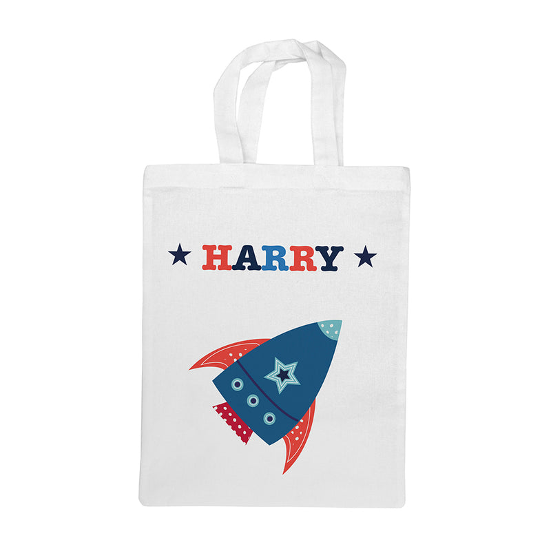 Personalised Boy's Fabric Party Bag