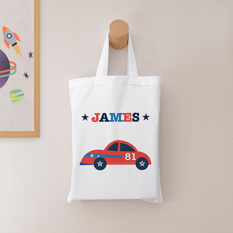 Personalised Boy's Fabric Party Bag