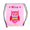 Personalised Girl's Classic Pink Waterproof Swim Bag