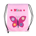 Personalised Girl's Classic Pink Waterproof Swim Bag