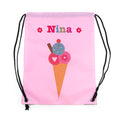 Personalised Girl's Classic Pink Waterproof Swim Bag
