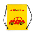 Personalised Girl's Yellow Waterproof Swim Bag