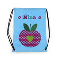 Personalised Girl's Sky Blue Waterproof Swim Bag